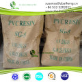 White Powder plastic raw material Low price SG5  k67 PVC resin for sale